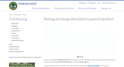 Desktop Screenshot of chicagoparkdistrictparking.com