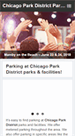 Mobile Screenshot of chicagoparkdistrictparking.com